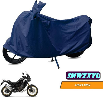 DeepShakshi AUTOMOTIVE Waterproof Two Wheeler Cover for Honda(Africa Twin, Blue)