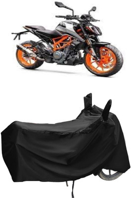 Autoprime Two Wheeler Cover for KTM(390 Duke BS6, Black)
