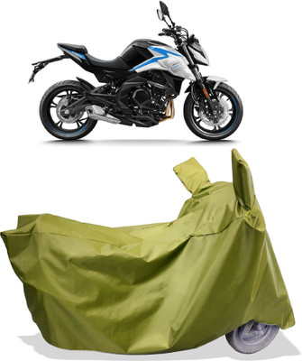 Amexride Two Wheeler Cover for CFMoto(400NK BS6, Maroon)
