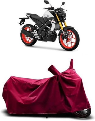 Coxtor Waterproof Two Wheeler Cover for Yamaha(MT 15 New BS6, Maroon)