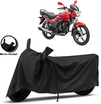 WMIZEXA Waterproof Two Wheeler Cover for Hero(Passion Xpro, Black)