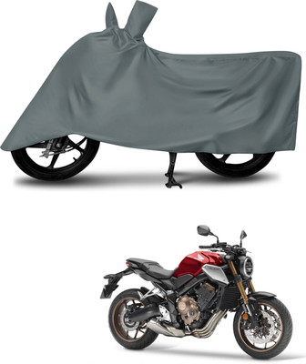 DeepShakshi AUTOMOTIVE Waterproof Two Wheeler Cover for Honda(CBR650R, Grey)