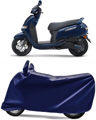 Swarish Two Wheeler Cover for TVS(iQube Electric, Blue)