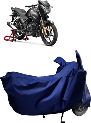 Amexride Two Wheeler Cover for TVS(Apache, Blue)