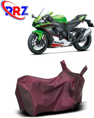 RRZ Waterproof Two Wheeler Cover for Kawasaki(Ninja ZX-10R, Maroon)