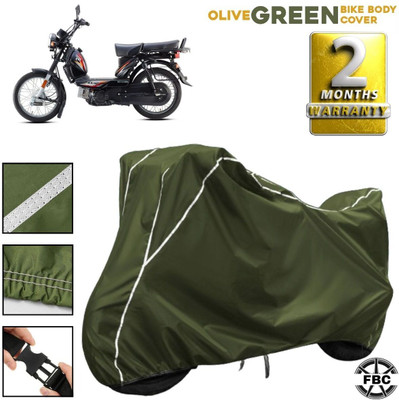 AUTOCAD Waterproof Two Wheeler Cover for TVS(XL 100, White)