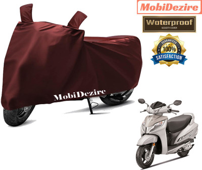 Mobidezire Waterproof Two Wheeler Cover for Honda(Activa 3G, Maroon)