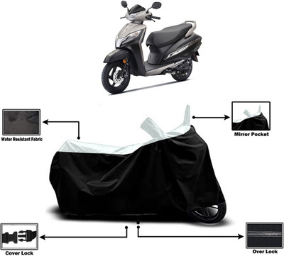 Amexride Two Wheeler Cover for Honda(Activa 125, White)