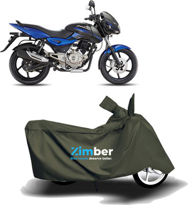 THE REAL ARV Two Wheeler Cover for Bajaj(Pulsar 150, Green)