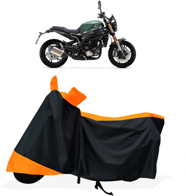 Tricway Two Wheeler Cover for Benelli(Leoncino 800, Orange)