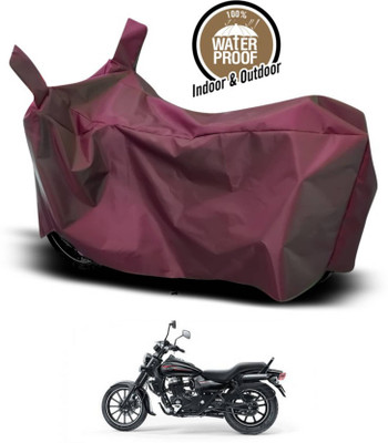 KEDIT Two Wheeler Cover for Bajaj(Avenger 400, Maroon)