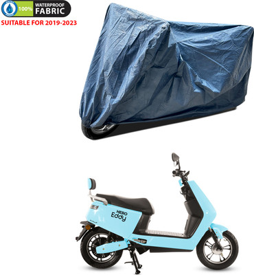 PAGORA Waterproof Two Wheeler Cover for Hero(Electric E-Sprint, Blue)