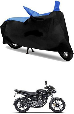 Mdstar Waterproof Two Wheeler Cover for Bajaj(Blue, Black)