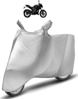 Caronix Two Wheeler Cover for Bajaj(Pulsar N160, Silver)