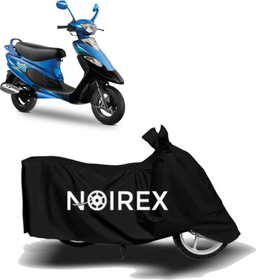 NOIREX Two Wheeler Cover for TVS(Scooty Pep+, Black)