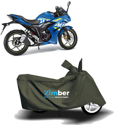 APNEK Two Wheeler Cover for Suzuki(Gixxer SF, Green)