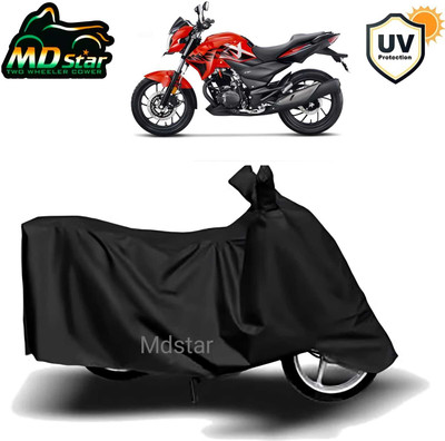 MMSSTAR Waterproof Two Wheeler Cover for Hero(Xtreme 200R, Black)