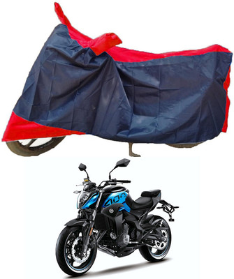Mdstar Waterproof Two Wheeler Cover for CFMoto(400NK, Red, Blue)