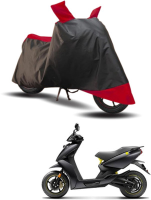 KEDIT Two Wheeler Cover for Ather(450 X, Red, Black)