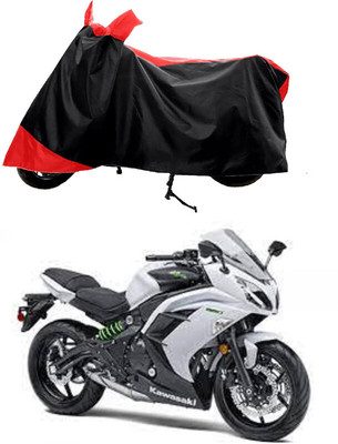 GROFATIK Two Wheeler Cover for Kawasaki(Ninja 650 BS6, Red)