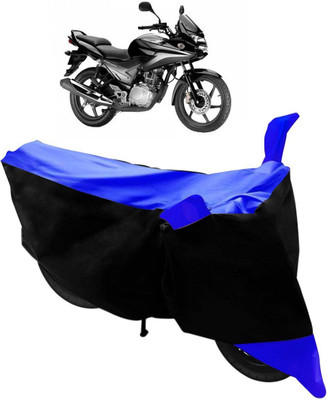 MMSSTAR Waterproof Two Wheeler Cover for Honda(CBF Stunner, Black, Blue)