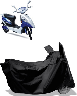 Amexride Two Wheeler Cover for Hero Electric(Electric Maxi, Black)