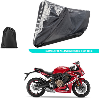 GOSHIV-car and bike accessories Two Wheeler Cover for Honda(CBR650R, Grey)