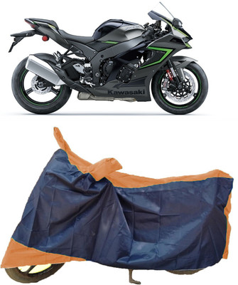 AutoFave Two Wheeler Cover for Kawasaki(Ninja ZX 10R BS6, Multicolor)