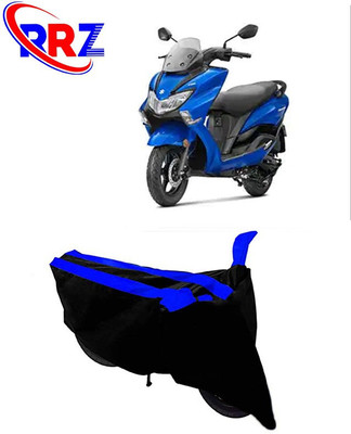 RRZ Waterproof Two Wheeler Cover for Suzuki(Burgman Street, Black, Blue)
