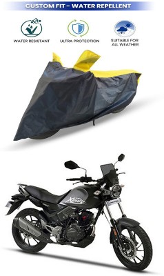 Genipap Two Wheeler Cover for Hero(Xpulse 200T, Yellow, Grey)