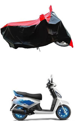 VESMEI Two Wheeler Cover for Mahindra(Gusto Electric BS6, Red)
