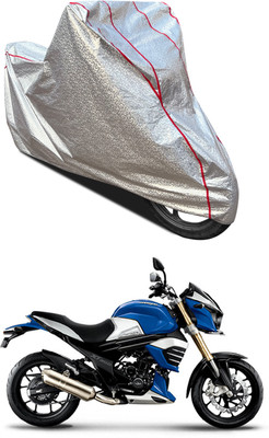 AutoGalaxy Waterproof Two Wheeler Cover for Mahindra(Silver)