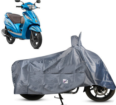 EGAL Waterproof Two Wheeler Cover for TVS(Wego, Grey)