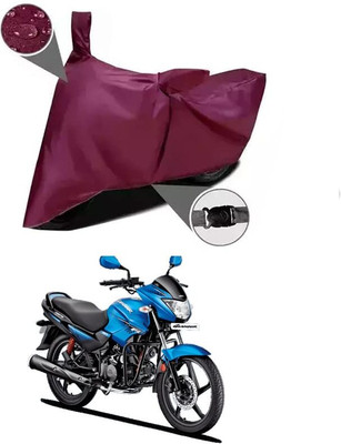 KEDIT Two Wheeler Cover for Hero(Glamour Programmed FI, Maroon)