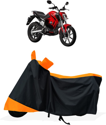 Tricway Two Wheeler Cover for Revolt(Motors RV 400 BS6, Orange)