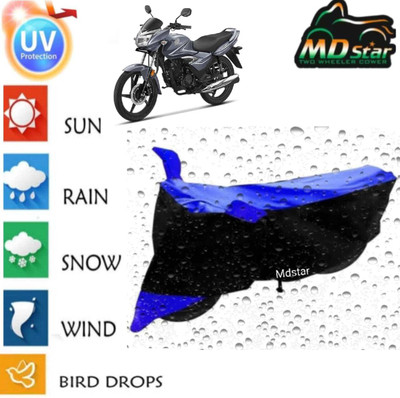 Mdstar Waterproof Two Wheeler Cover for Techo Electra(Electric NYX e5 BS6, Blue)