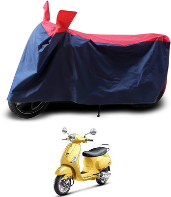 KEDIT Two Wheeler Cover for Piaggio(Vespa VXL 125, Red, Blue)