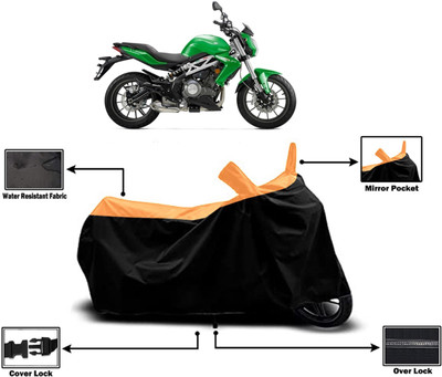 Amexride Two Wheeler Cover for Benelli(TNT 300, Orange)