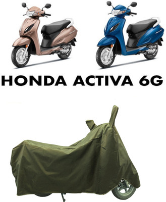 Coxtor Waterproof Two Wheeler Cover for Honda(Activa 6G, Green)