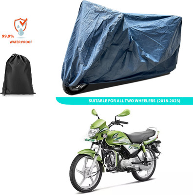 CODOKI Waterproof Two Wheeler Cover for Hero(HF Deluxe Eco, Blue)