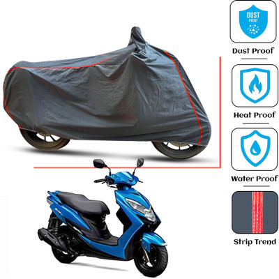 FAMEXON Waterproof Two Wheeler Cover for TVS(Ntorq 125, Grey)
