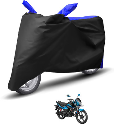 Caronix Waterproof Two Wheeler Cover for Hero(Splendor I Smart, Blue)