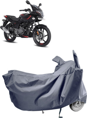 Amexride Two Wheeler Cover for Bajaj(Pulsar 180F, Grey)