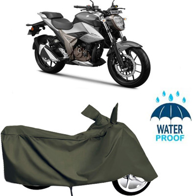 Autoinnovation Waterproof Two Wheeler Cover for Suzuki(Green)