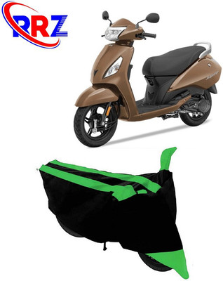 RRZ Waterproof Two Wheeler Cover for TVS(Jupiter, Black, Green)
