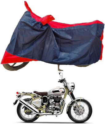 MMSSTAR Waterproof Two Wheeler Cover for Royal Enfield(Bullet Trials 350, Red, Blue)