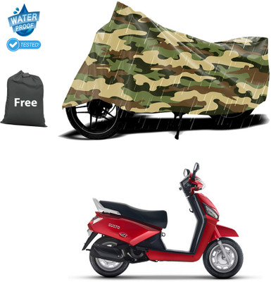 PAGORA Waterproof Two Wheeler Cover for Mahindra(Gusto 125 BS6, Yellow)