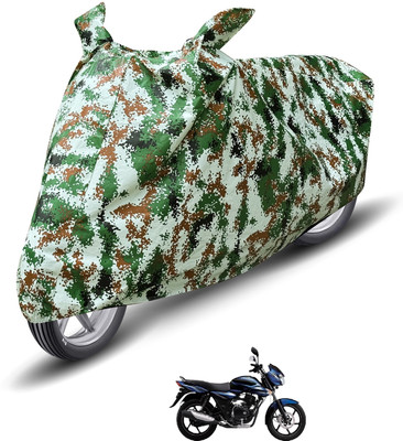 Auto Hub Waterproof Two Wheeler Cover for Bajaj(Discover 135, Green)