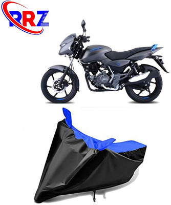 RRZ Waterproof Two Wheeler Cover for Bajaj(Pulsar 125, Black, Blue)