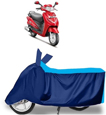 AUTO PEARL Two Wheeler Cover for Hero(Duet VX 110CC, Blue)